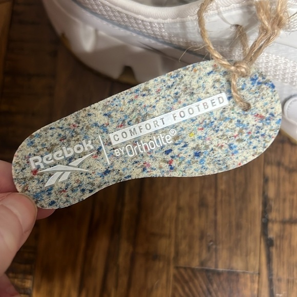 Reebok Ortholite Zig Dynamica Sneakers Athletic Shoes white gray womens 7 NWT - Picture 12 of 16